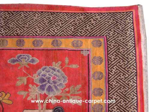 xinjiang antique rug