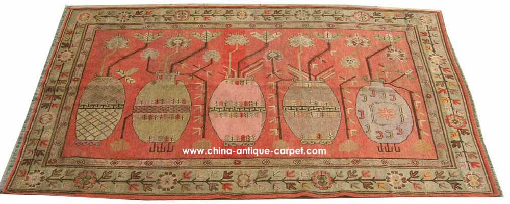 xinjiang antique rug