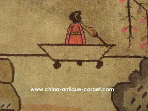 xinjiang antique rug