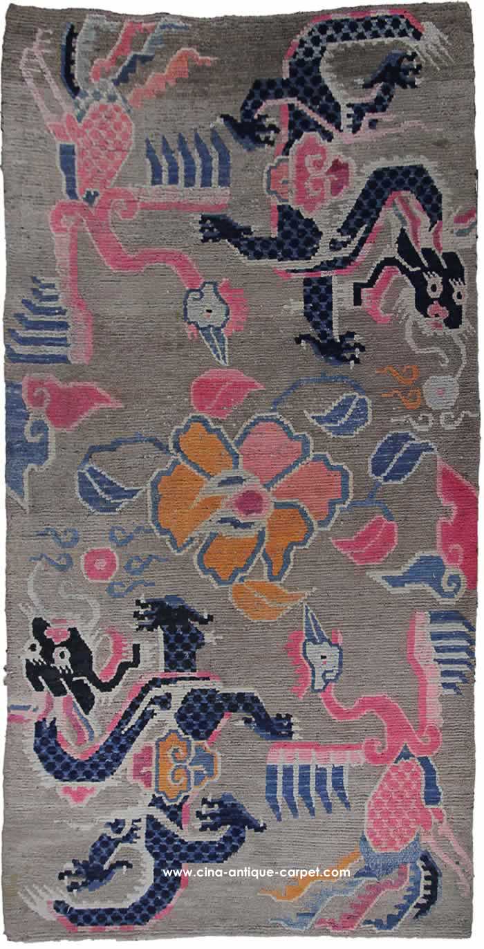 tibetan antique carpet